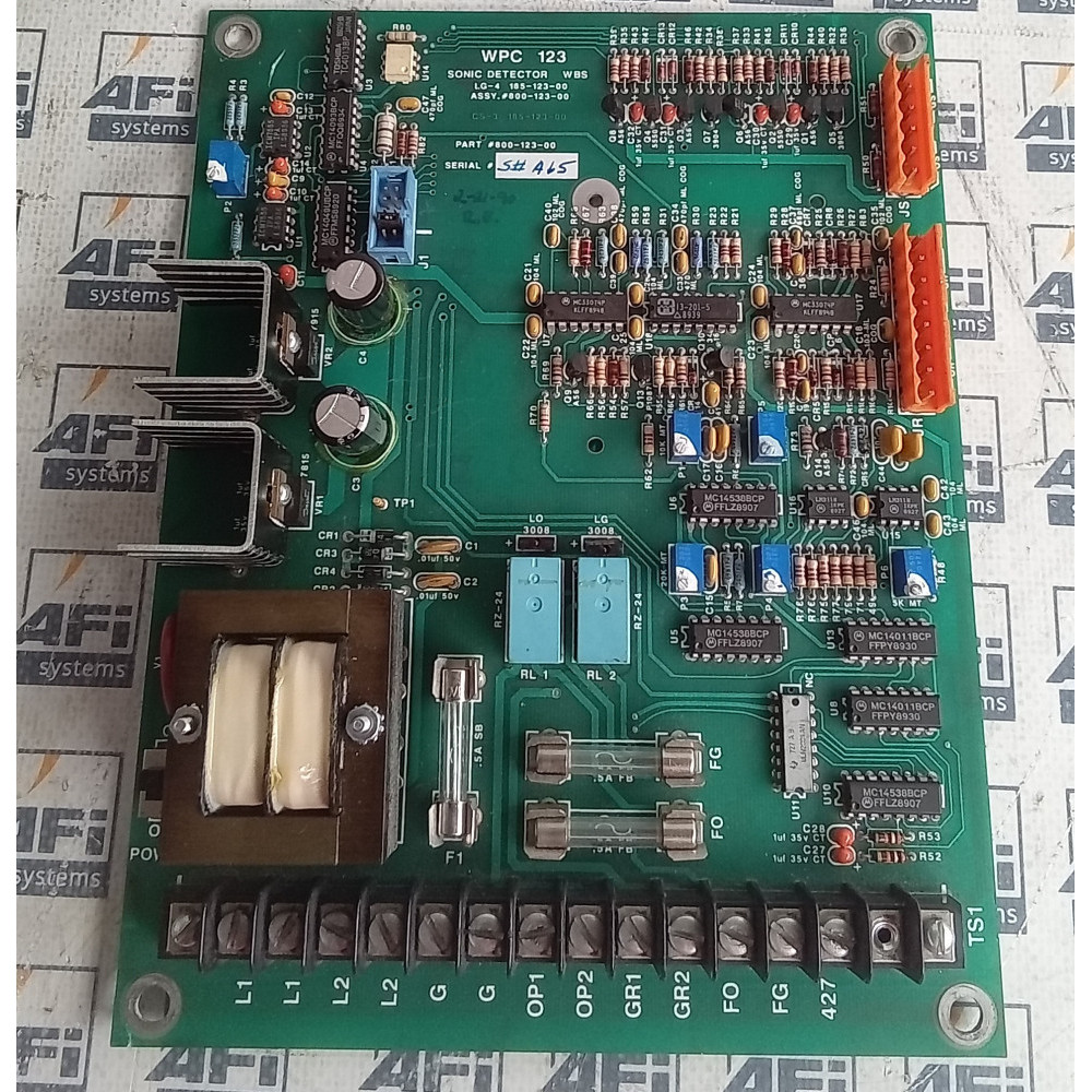 Webb Printing 800-123-00 PC Board Sonic Detector