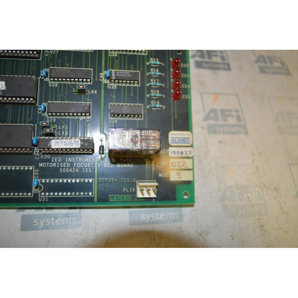 ZED Instruments 500424  Issue 2 Motorised Focus II Bed Board