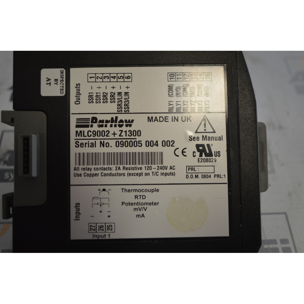 Partlow MLC9002-Z1300 Multi Loop Controller  3 inputs  12 outputs