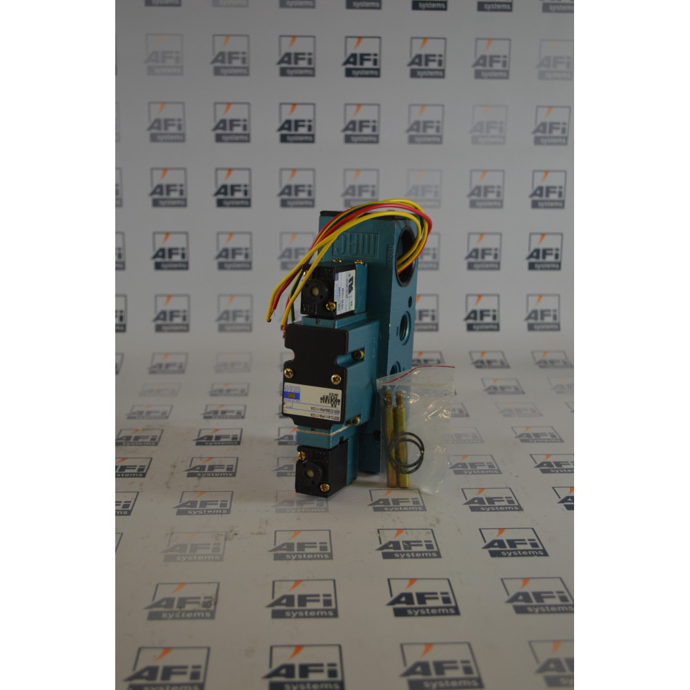 MAC 6221C-511-PM-111DA SOLENOID VALVE 4WAY 2POS DUAL COIL 110/120VAC