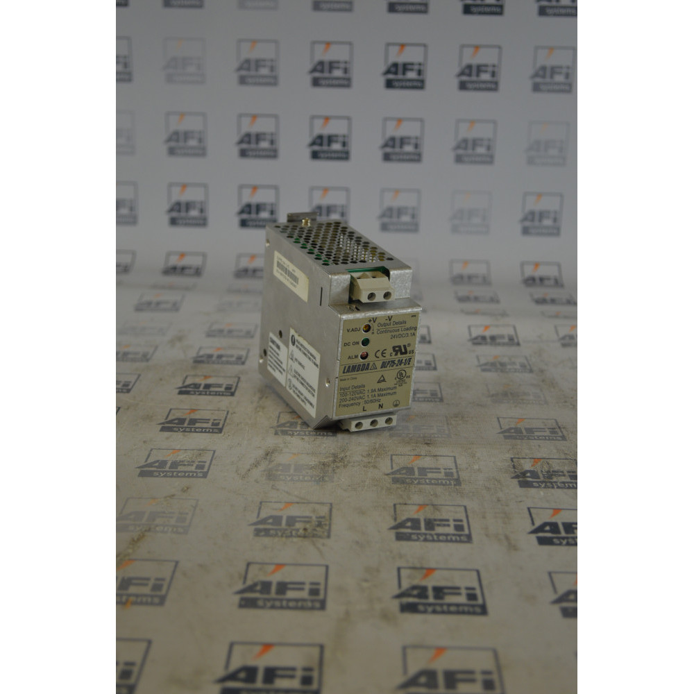 Lambda DLP75-24-1 E POWER SUPPLY DIN-RAIL 3.1AMP 24VDC