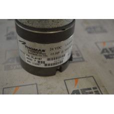 THOMAS COMPRESSORS KL8167 VACUUM PUMP .03 HP 3000 RPM 24 VDC