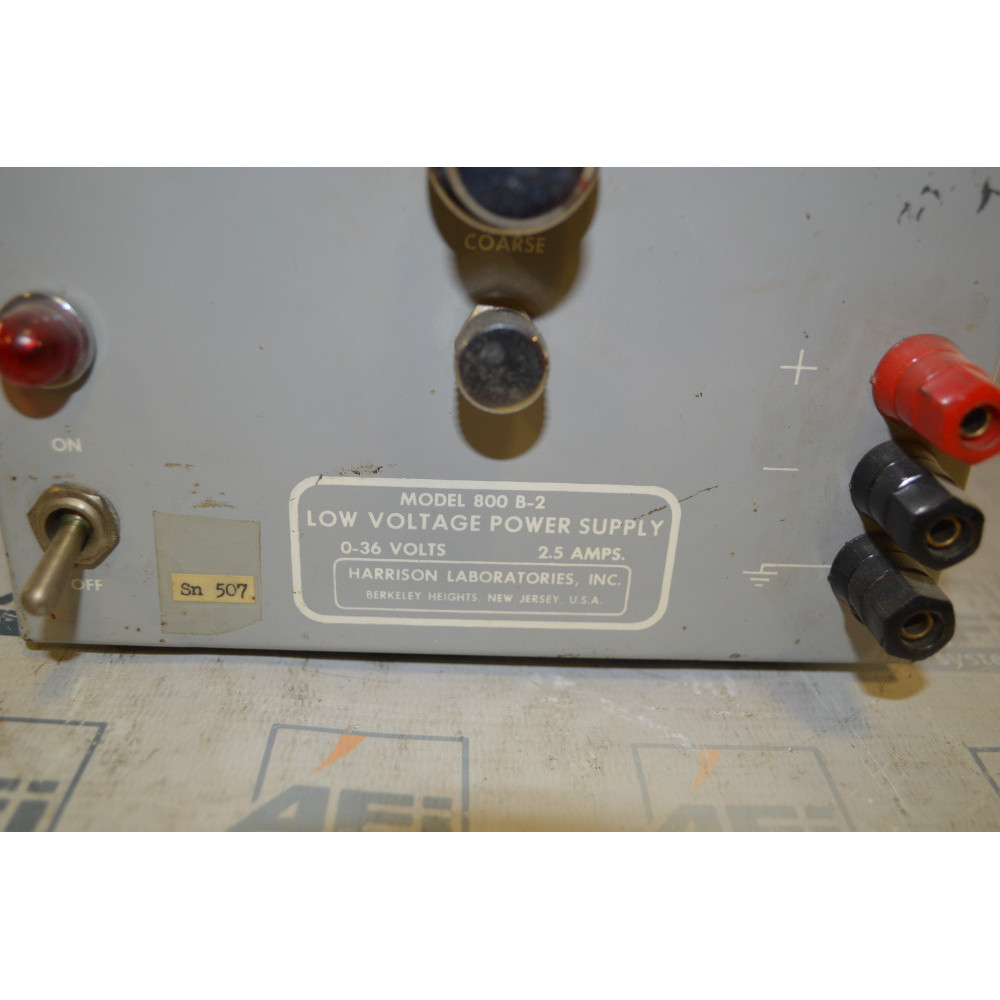 HARRISON LABORATORIES 800 B2 LOW VOLTAGE POWER SUPPLY
