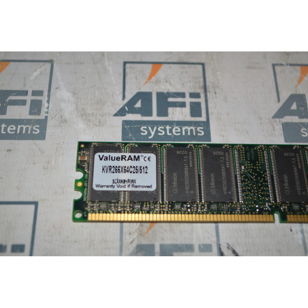 KINGSTON KVR266X64C25-512 MEMORY RAM