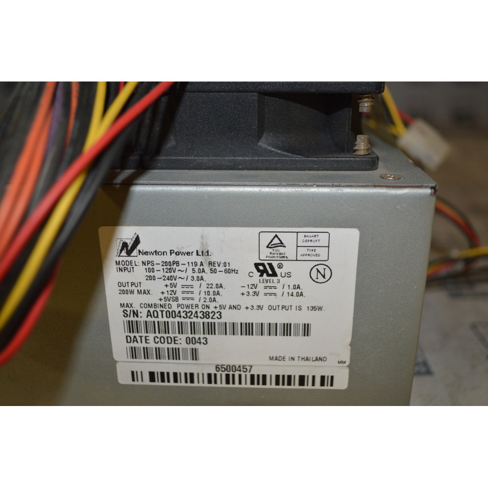 NEWTON POWER LTD NPS-200PB-119A POWER SUPPLY