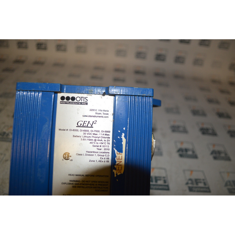 OTIS INSTRUMENTS OI-6000 POWERED GAS SENSOR ASSEMBLY EXPLOSION PROOF