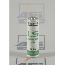 SAFT 14500, Lithium Battery, 3.6 VAC (Used Surplus)